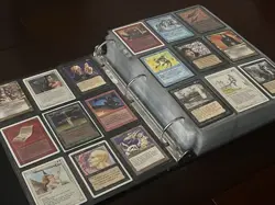 Huge! Old Vintage Magic Gathering 1044 Cards Collection Binder Alpha Mtg Lot - Image 1