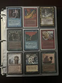 Huge! Old Vintage Magic Gathering 1044 Cards Collection Binder Alpha Mtg Lot - Image 2