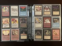 Huge! Old Vintage Magic Gathering 1044 Cards Collection Binder Alpha Mtg Lot - Image 4