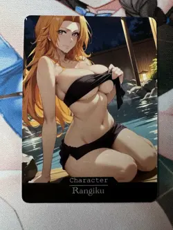 Rangiku Matsumoto BLEACH Goddess Story Waifu Anime Custom Card - Image 1