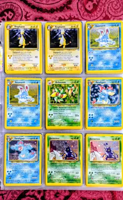 Pokemon Neo Genesis Lot Of 203 Cards (2000) - Image 1
