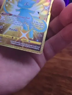 Celebrations Mew Full Art Ultra Rare Gold Holo 25/25 Pokemon Card NM - Image 3