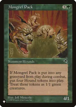 Mongrel Pack The List XQX MTG Magic - Image 1
