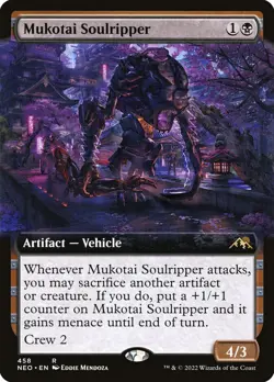 Mukotai Soulripper (458) Extended Art Kamigawa: Neon Dynasty NEO MTG Magic - Image 1