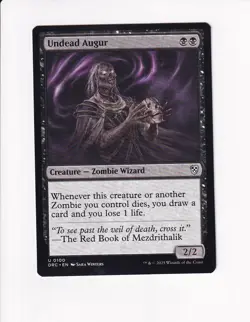 MAGIC THE GATHERING MTG COMMANDER: AETHERDRIFT UNDEAD AUGUR - Image 1