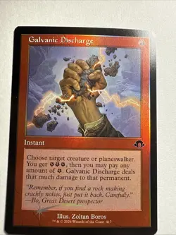 Galvanic Discharge Foil Retro Frame Modern Horizons 3 Magic Gathering MTG MH3 - Image 1