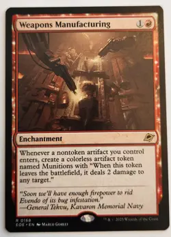 Weapons Manufacturing EoE Regular Rare #168 NM+ - Image 1