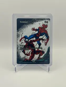 NM Borderless Terminate, MTG, Marvel's Spider-Man, Magic the Gathering, 40 - Image 1