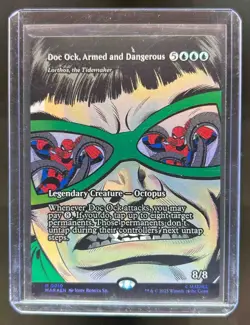 2025 Magic MTG Marvel Spider-Man Doc Ock Armed & Dangerous Borderless #0010 - Image 1