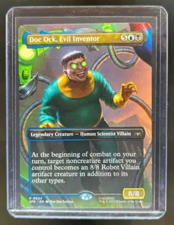 2025 Magic The Gathering MTG Marvel Spider-Man Doc Ock Evil Inventor #0024 - Image 1