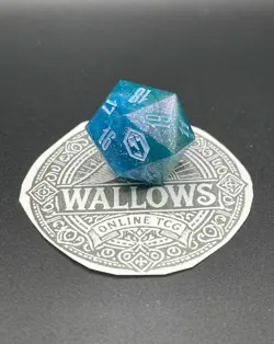 Gift Bundle Jumbo Spindown Dice - Blue Crystal - FINAL FANTASY - MTG - Image 1