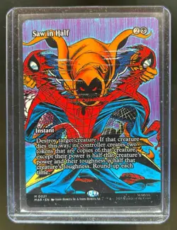 2025 Magic The Gathering MTG Marvel EN Saw in Half Foil Borderless #M 0021 - Image 1