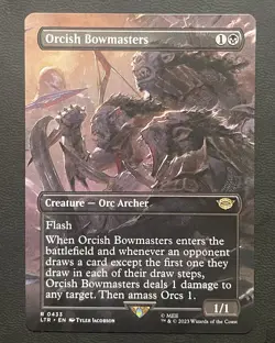 Orcish Bowmasters (Borderless) Universes Beyond: The Lord of the Rings- MTG - Image 1