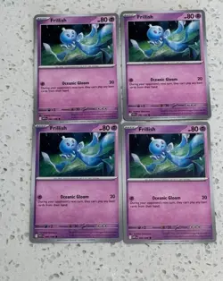 x4 - Frillish - 044/086 Non-Foil - Common - Pokemon TCG White Flare NM - Image 1