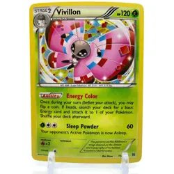 Pokemon Knockout Collection Cosmos Holo Shiftry 11/114 Vivillon 15/162 XY Sealed - Image 4