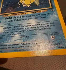 Pokemon Shining Magikarp 66/64 Neo Revelation Holo Unlimited (Read Description) - Image 4