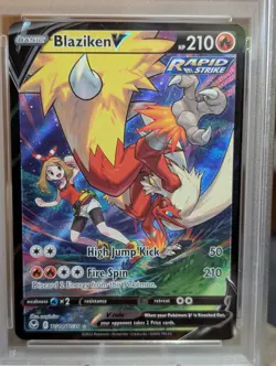 2022 Silver Tempest Blaziken V TG14/TG30 Pokemon Sword & Shield PSA 9 - Image 2
