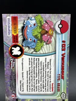 Venusaur #03 - Topps Chrome Pokemon Topps Chrome Series 1 - Image 5