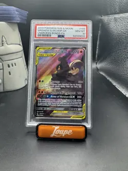 Pokemon Sun And Moon Unbroken Bonds Marshadow & Machamp GX 199/214 PSA 10 - Image 1