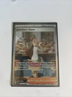 Pokemon TCG Jasmine's Gaze Full Art Holo Trainer Surging Sparks #245/191 - Image 1