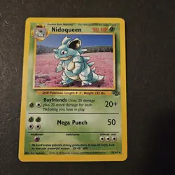 Nidoqueen 23/64 Rare Jungle Unlimited Pokemon TCG 1999 LP - Image 1