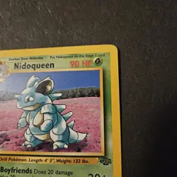 Nidoqueen 23/64 Rare Jungle Unlimited Pokemon TCG 1999 LP - Image 4