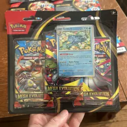 Pokemon Mega Evolutions 3-Pack Blister Set of 6! Brand New Ships FAST - Image 3