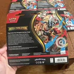 Pokemon Mega Evolutions 3-Pack Blister Set of 6! Brand New Ships FAST - Image 4