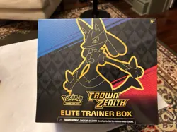 2023 Pokemon TCG Crown Zenith Elite Trainer Box Factory Sealed - Image 1