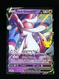 Dark Sylveon V SWSH134 SWSH: Sword & Shield Promo Cards Holo - Image 1