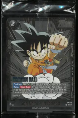 Dragon Ball Super Fusion World Promotion Cards and Packs Gold Son Goku FP-049 - Image 1