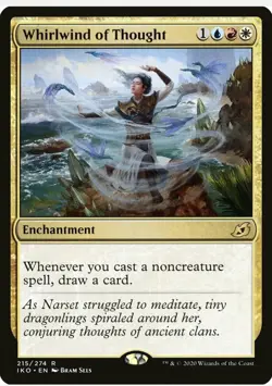 Whirlwind of Thought Ikoria: Lair of Behemoths card#215 Near Mint - Image 1