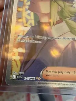 POKEMON TCG N’s Plan SIR #170 Special Illustration Rare - S&V Black Bolt Card - Image 4