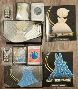 *NO PACKS/CARDS* Pokemon Center Mega Evolution ETBs - Box w/ Accessories & BB - Image 2