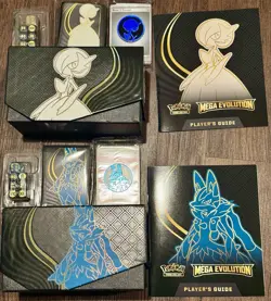 *NO PACKS/CARDS* Pokemon Center Mega Evolution ETBs - Box w/ Accessories & BB - Image 3
