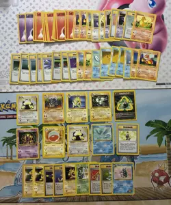 Vintage Pokemon Card Lot WOTC Fire First Edition Shadowless Etc Jolteon - Image 1