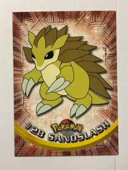 Pokemon Card Blue Label Topps TV Animation #27 Sandshrew Near Mint - Image 1