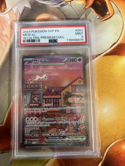 Mew ex SVP053 Scarlet & Violet 151 PSA Graded 9 Pokemon Trading Card Game - Image 1