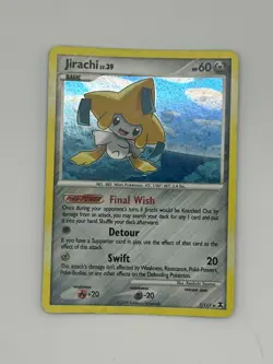 Jirachi 7/111 Platinum Rising Rivals RARE HOLO Pokemon Card Shiny LP - Image 1