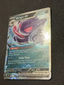 Gengar ex 104/162 Holo Double Rare Temporal Forces Pokemon Card 2024 NM TCG - Image 3