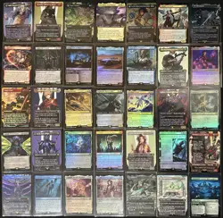 Final Fantasy MTG Foil Extended Art Borderless -35 Card Lot- Sephiroth 505 - Image 1