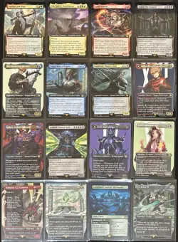 Final Fantasy MTG Foil Extended Art Borderless -35 Card Lot- Sephiroth 505 - Image 3