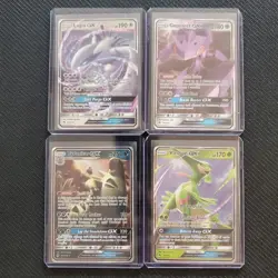 Lugia GX, Genesect GX, Tyranitar GX, Virizion GX - Pokemon Cards - Lot #49 - Image 1