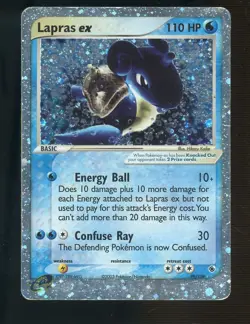 Pokemon TCG Card- 2006 Lapras ex 99/109 Holo Ultra Rare - Image 1