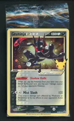 Greninja Gold Star SWSH144 Celebrations PROMO Pokemon Card BRAND NEW SEALED - Image 1
