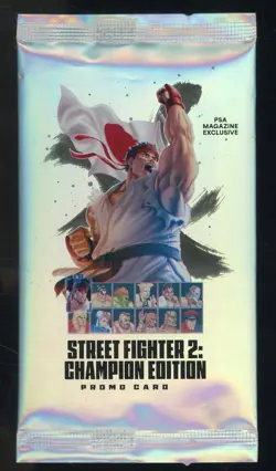 2025 STREET FIGHTER 2 CHAMPION EDITION PROMO CARD SEALED PACK! PSA EXCLUSIVE - Image 1