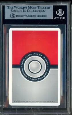 2016 Pokemon All Star Playing Cards 4 of Clubs Shaymin BGS 9 MINT - Image 2
