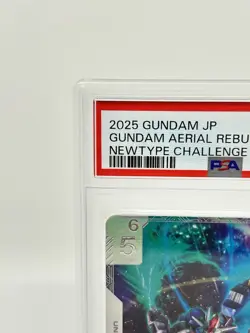 PSA 10 Gundam Card NewType Challenge Winner Promo GD01-067 Gundam Aerial Rebuild - Image 4