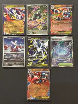 Pokemon TCG Mega Evolution 7 Card Lot Mega Absol EX, SIR, Full Art Trainer NM - Image 1