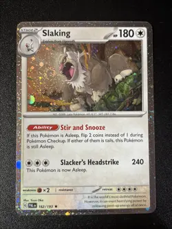 Vigoroth 161/193 Cosmos Holo w/swirl Promo Paldea Evolved Pokemon Card-NM!! - Image 1